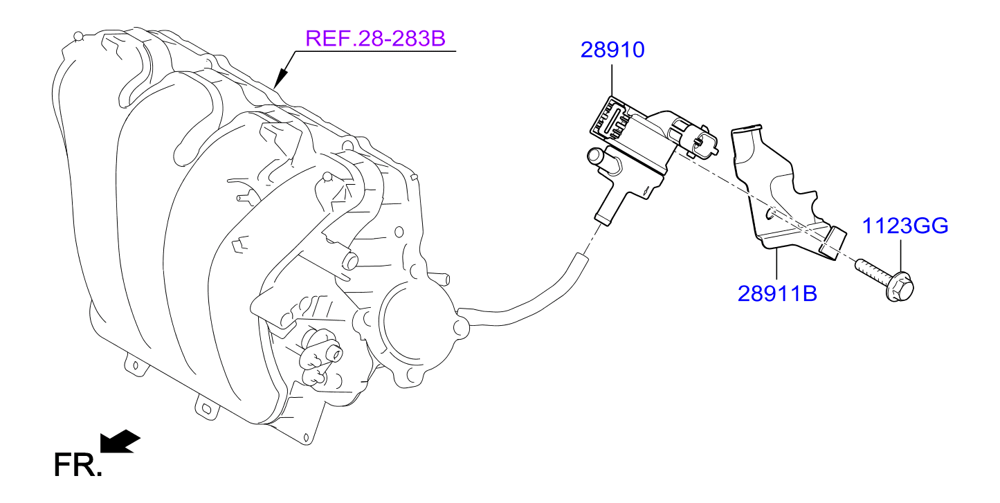 Клапан контроля давления топлива для Хендай ix35 2013-2015