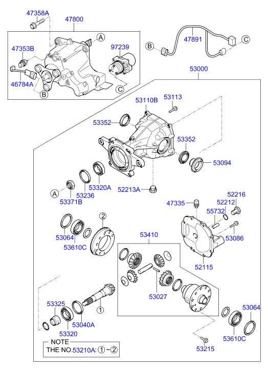 Дифференциал для Хендай ix35 2013-2015