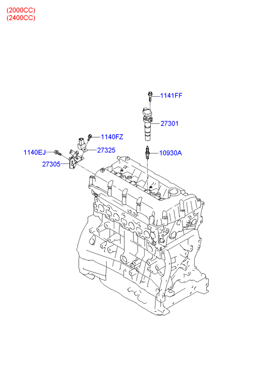 Свеча зажигания для Хендай Соната 2001-2012