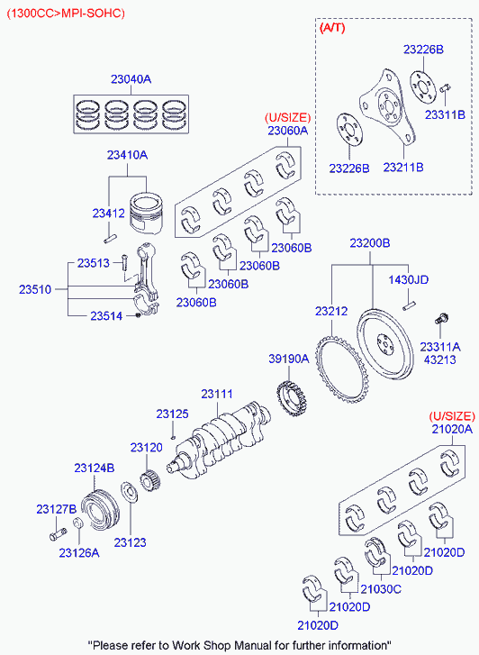 Маховик для Хендай Гетц 2002-2005