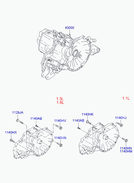 МКП для Хендай Гетц 2002-2005