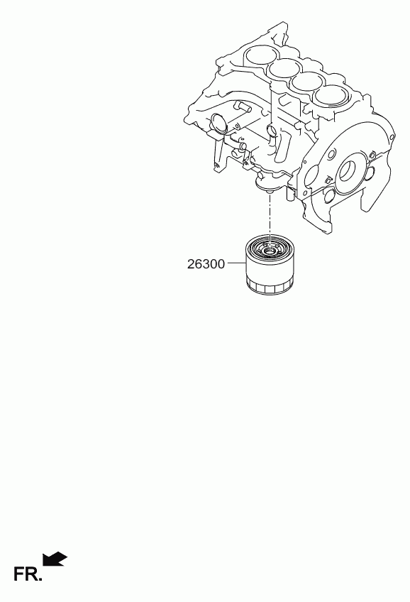 Масляный фильтр для Киа Спортейдж 2016-2018