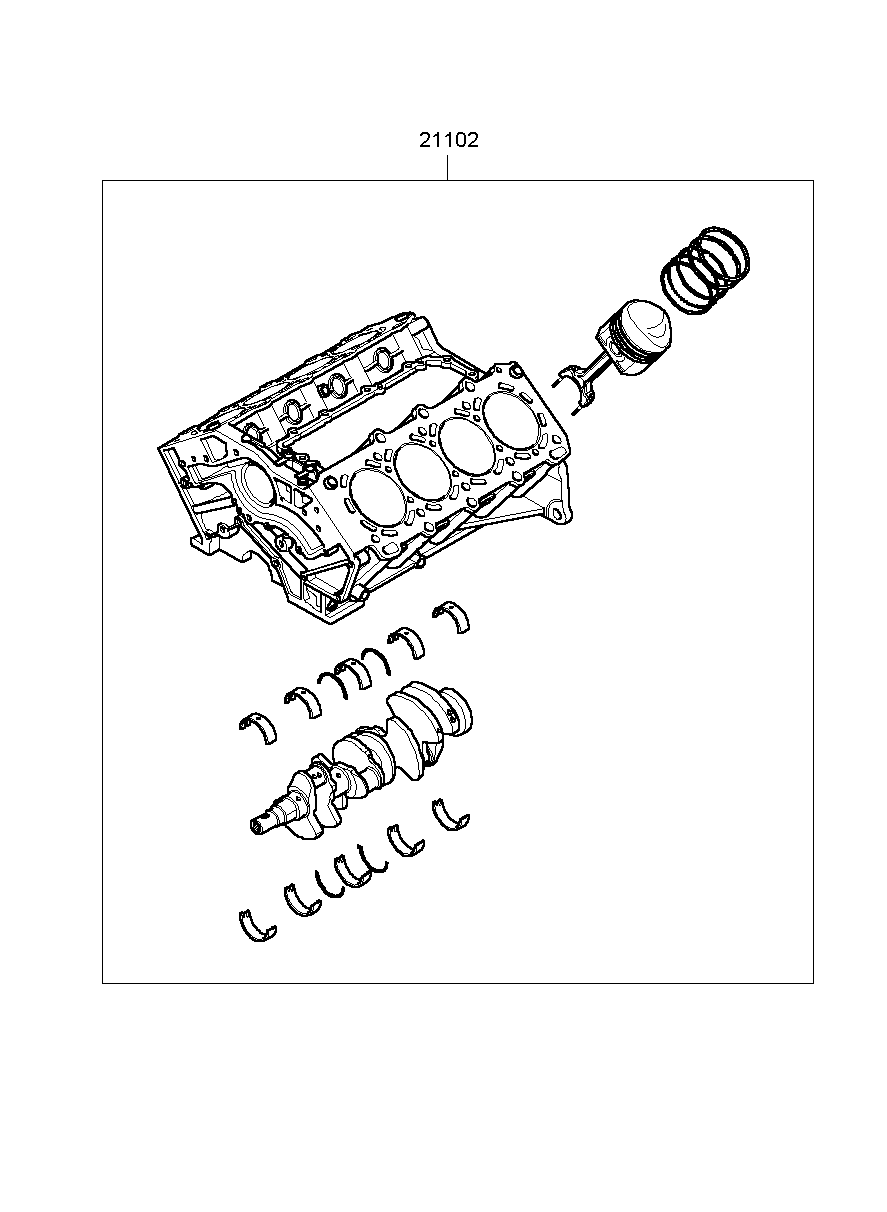 Двигатель для Хендай Экус 1999-2009