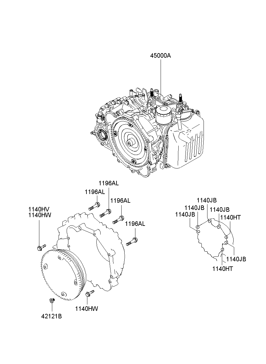 АКПП для Хендай Экус 1999-2009