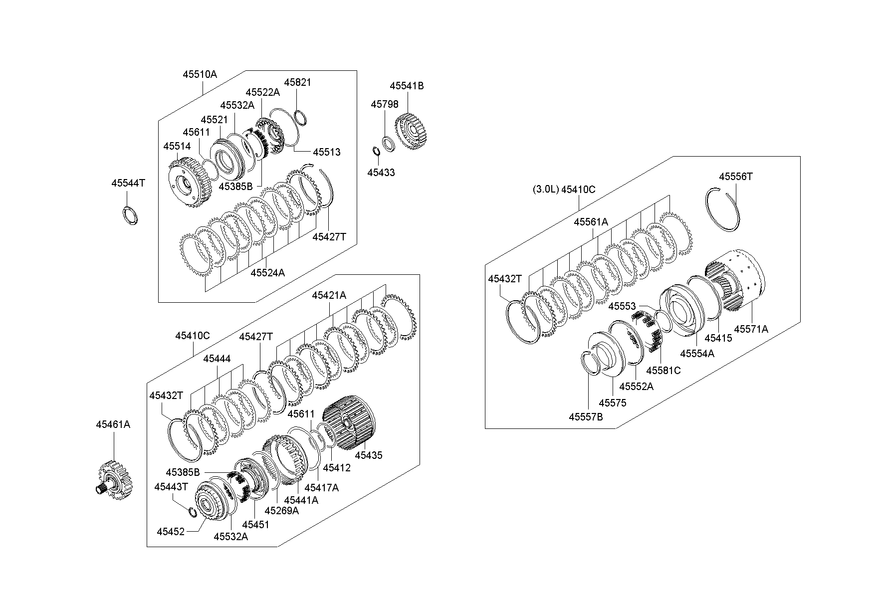 Муфта АКПП для Хендай Экус 1999-2009