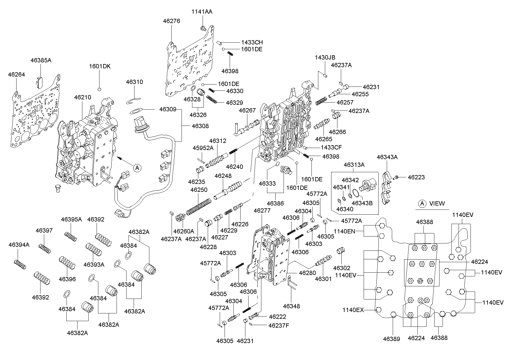 Гибро-блок АКПП для Хендай Экус 1999-2009