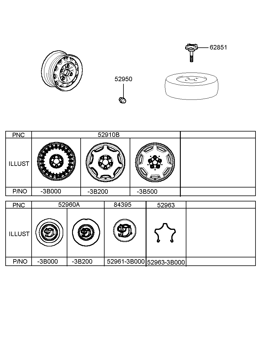 Диск колёсный для Хендай Экус 1999-2009
