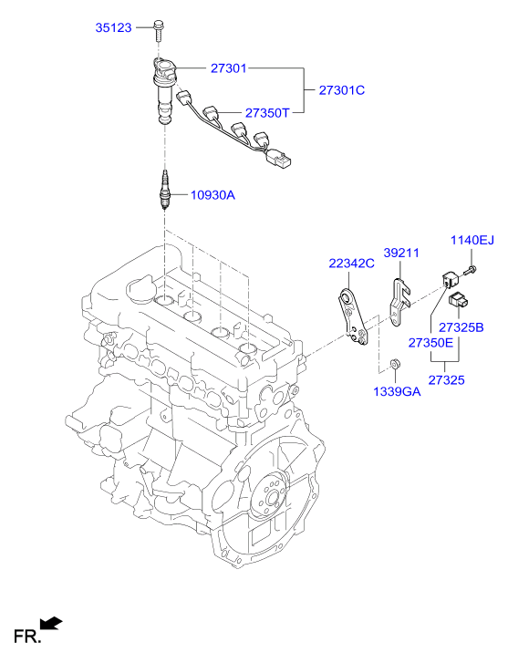 Катушка зажигания для Хендай Крета 2016-2018