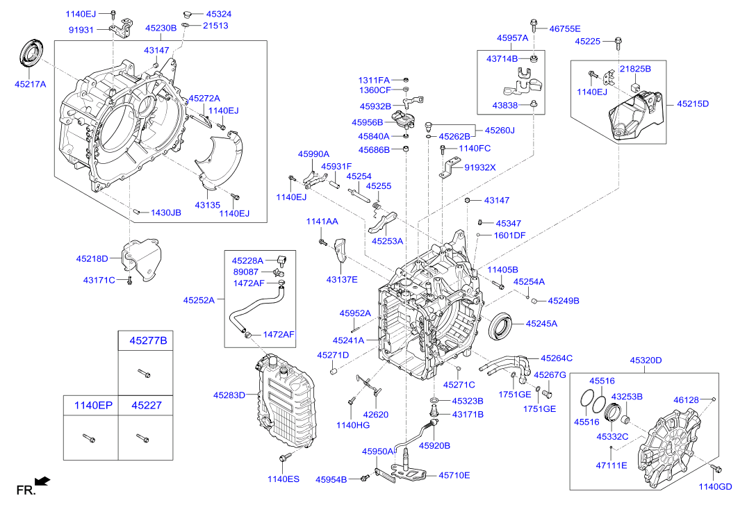 Масляный поддон АКПП для Хендай Крета 2016-2018