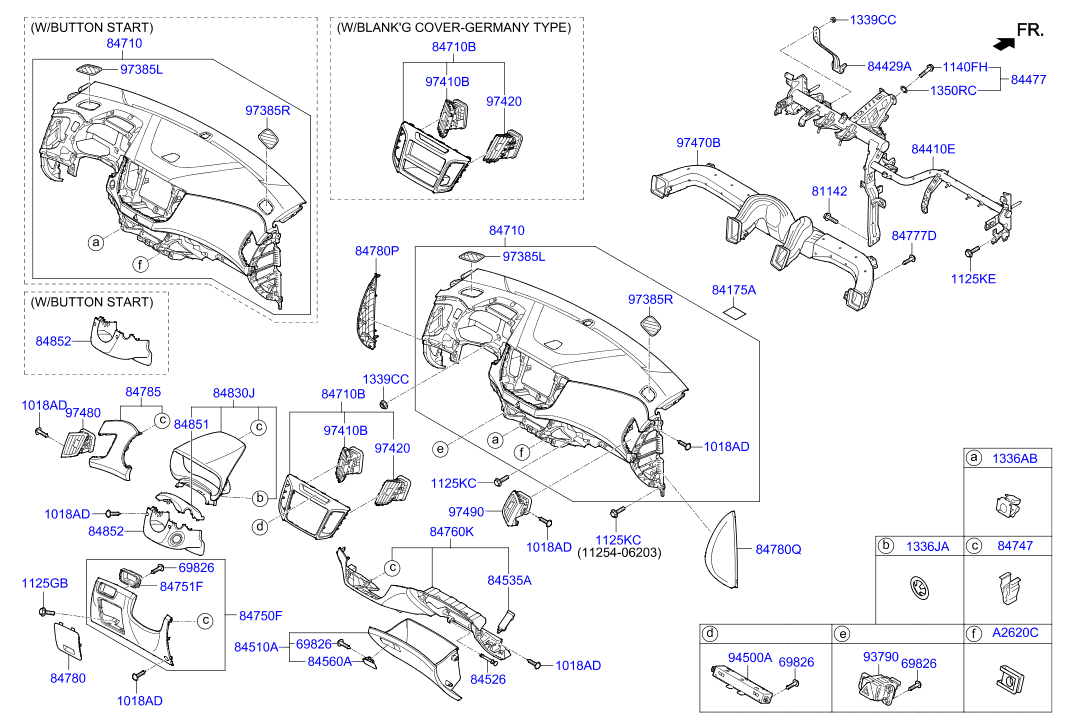 Перчаточный ящик, бардачок для Хендай Крета 2016-2018