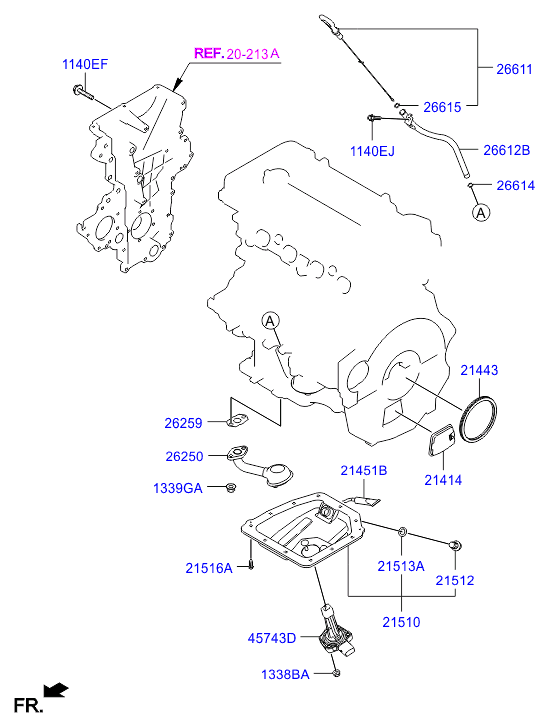 Поддон масляный для Hyundai Tucson 2015-2018