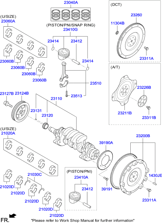 Шатун в сборе для Hyundai Tucson 2015-2018