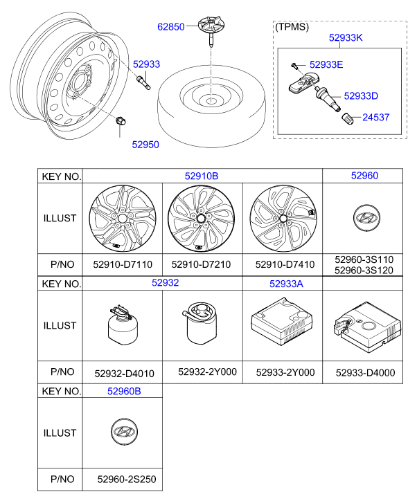 Диск колёсный для Hyundai Tucson 2015-2018