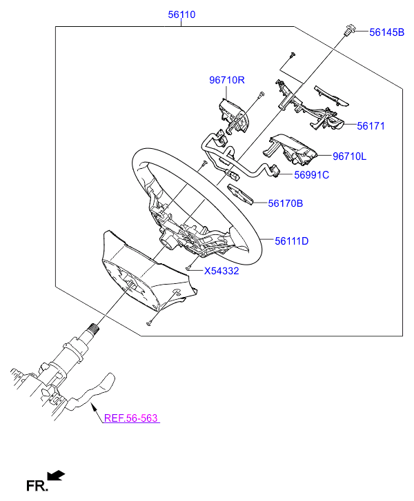 Руль для Hyundai Tucson 2015-2018