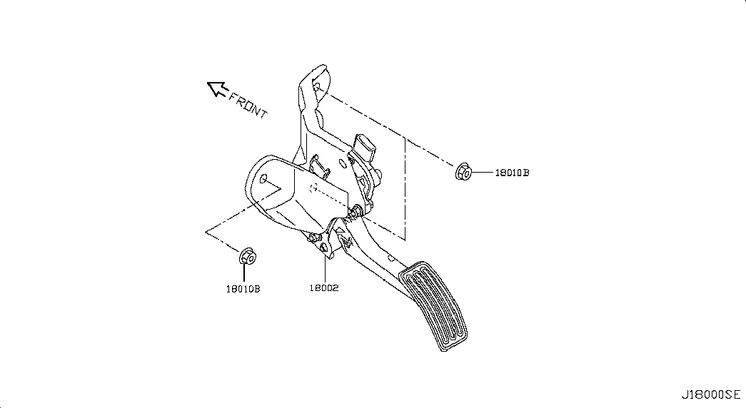 Педаль газа для Ниссан Патфайндер 2012-2017