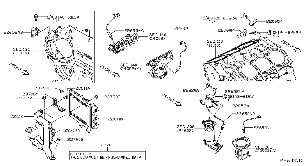 Датчик кислородный для Ниссан Патфайндер 2012-2017