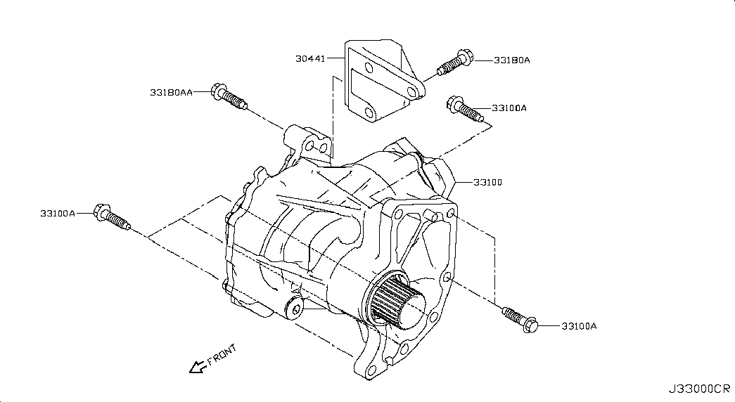 Раздаточная коробка для Ниссан Патфайндер 2012-2017