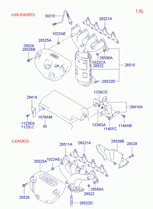Катализатор для Хендай Элантра 2003-2010