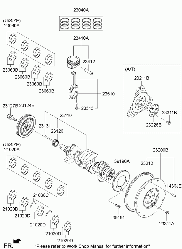 Комплект колец поршневых для Киа Рио 2011-2015