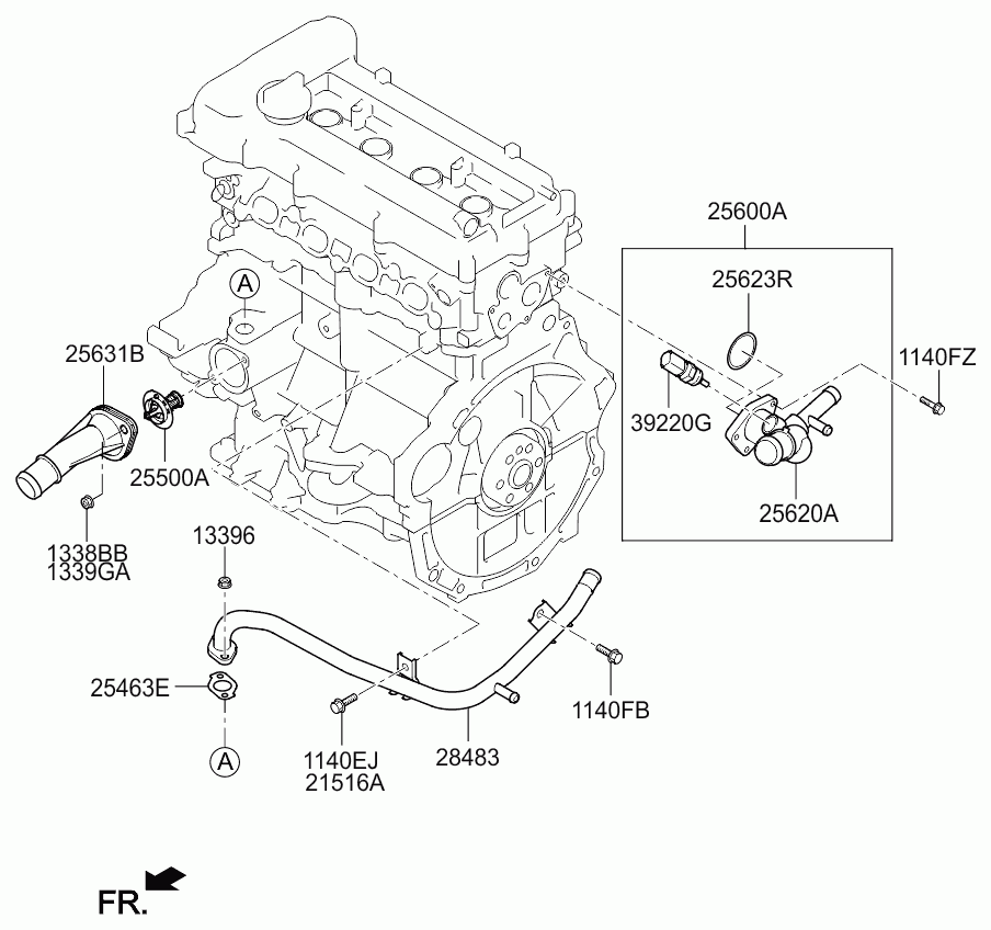 Термостат для Киа Соул 2011-2014