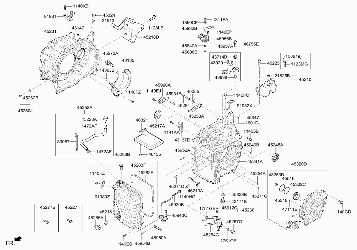 Корпус АКПП для Киа Соул 2011-2014