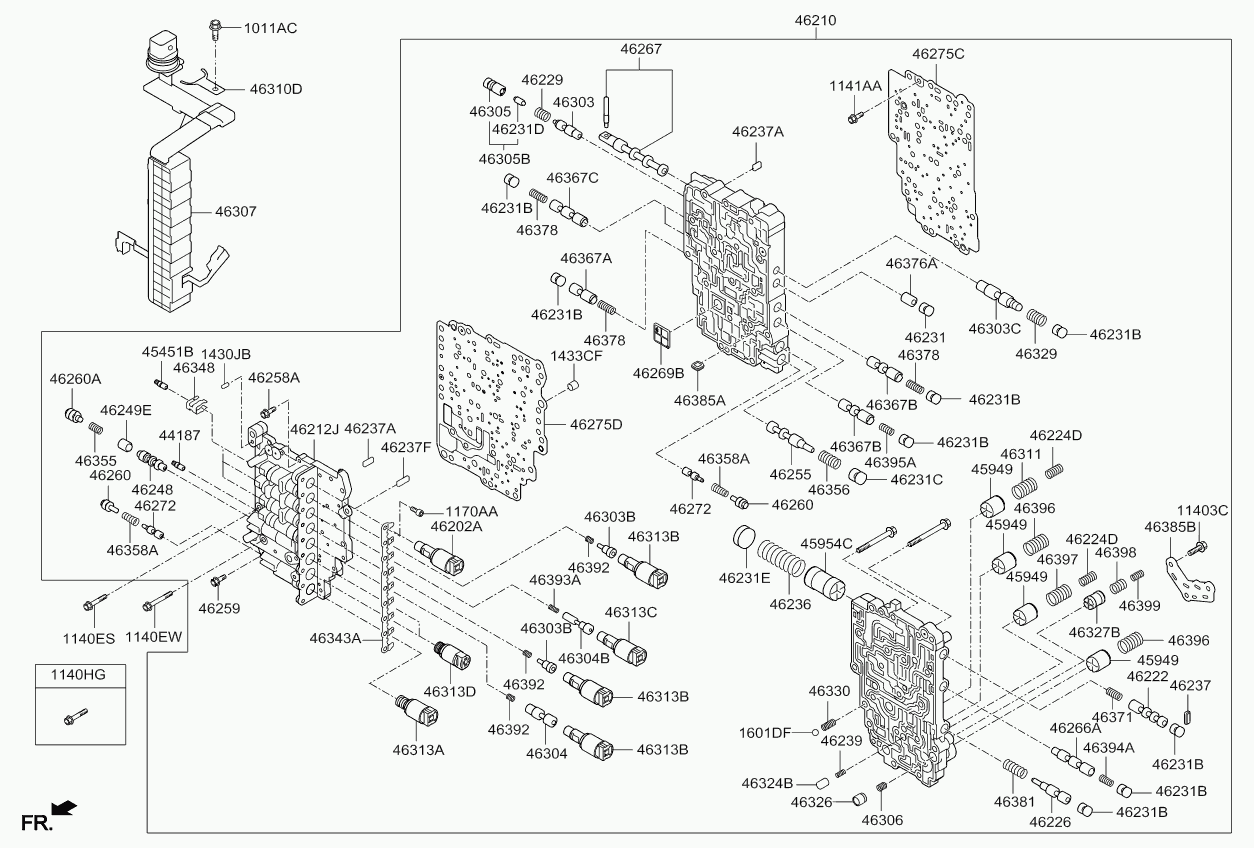 Гидроблок АКПП для Киа Соул 2011-2014