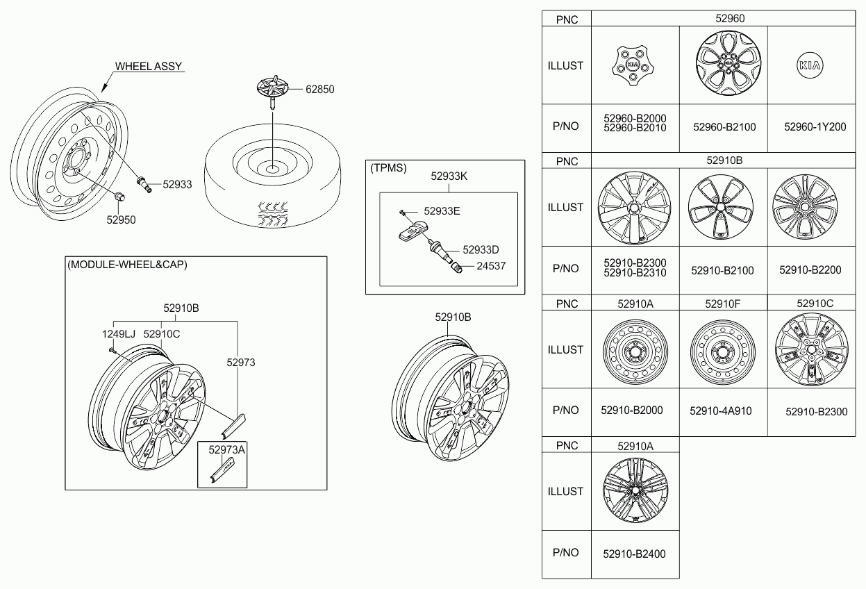 Диск литой для Киа Соул 2011-2014
