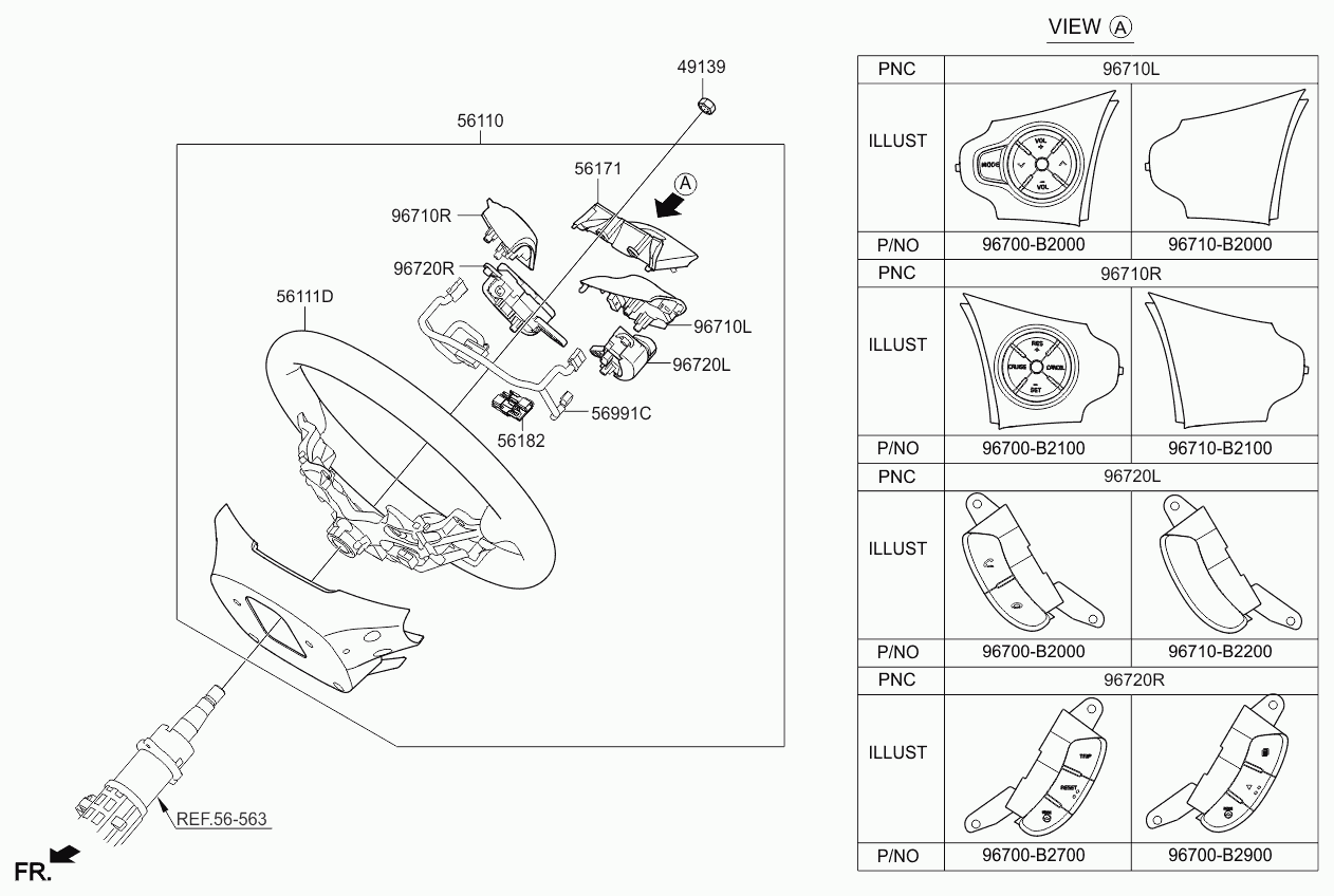 Руль для Киа Соул 2011-2014