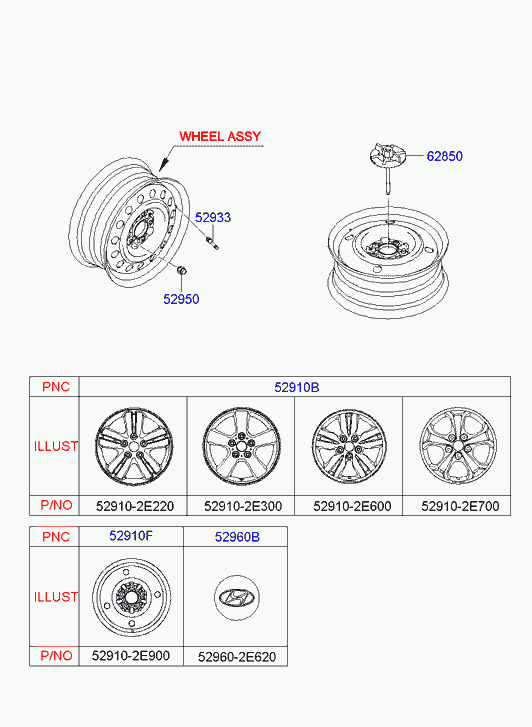 Диск литой для Хендай Туссан 2004-2010