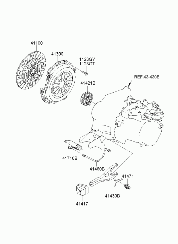 Корзина сцепления для Киа Венга 2009-2014