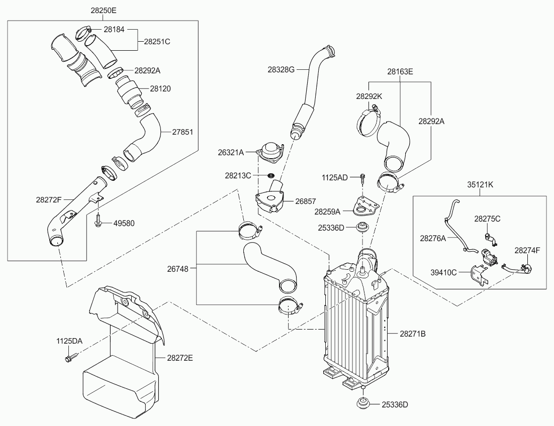 Интеркулер для Киа Сид 2012-2015