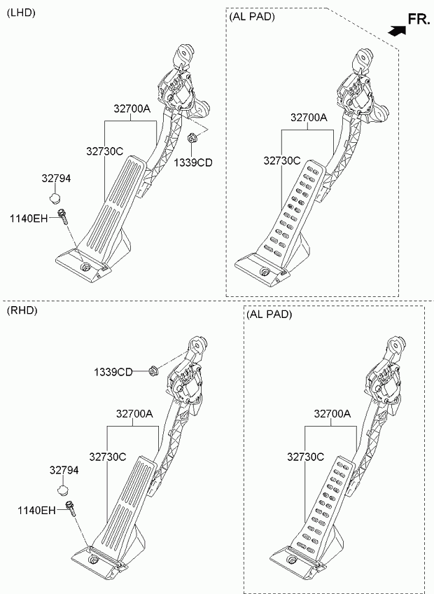 Педаль акселератора для Киа Сид 2012-2015