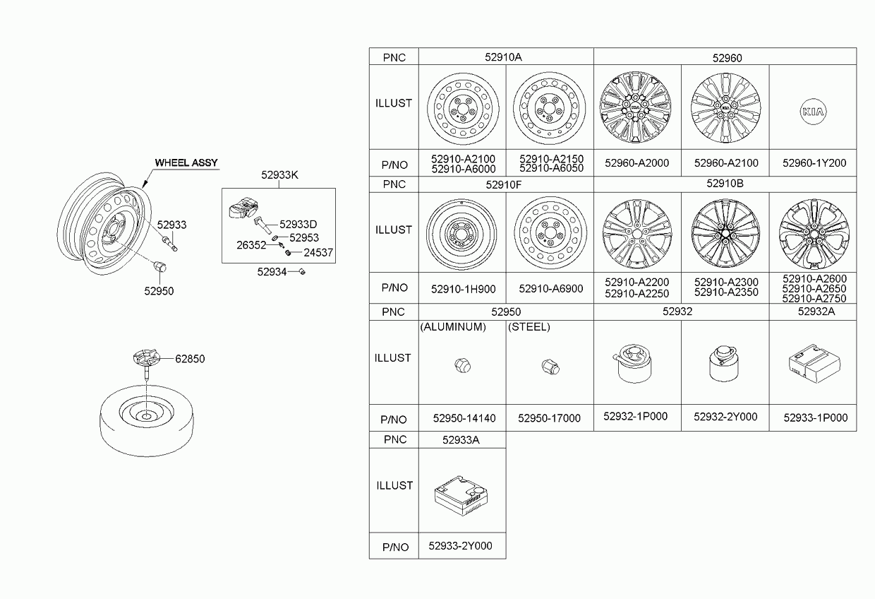 Диск литой для Киа Сид 2012-2015