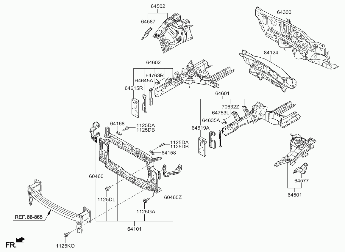Панель передняя, телевизор для Киа Сид 2012-2015