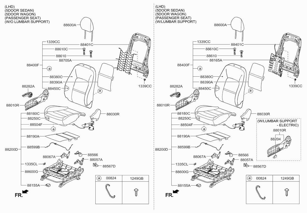 Подушка сиденья водителя для Киа Сид 2012-2015
