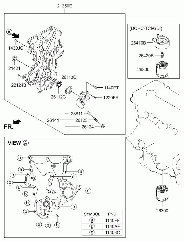 Фильтр масляный для Киа Сид 2015-2018