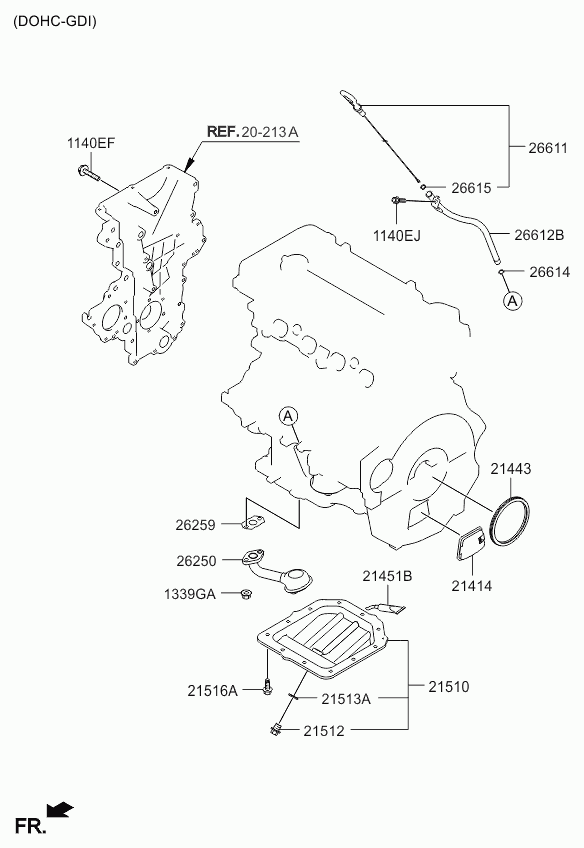 Поддон масляный для Киа Сид 2015-2018