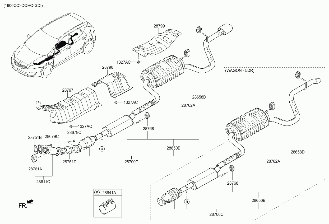 Катализатор для Киа Сид 2015-2018
