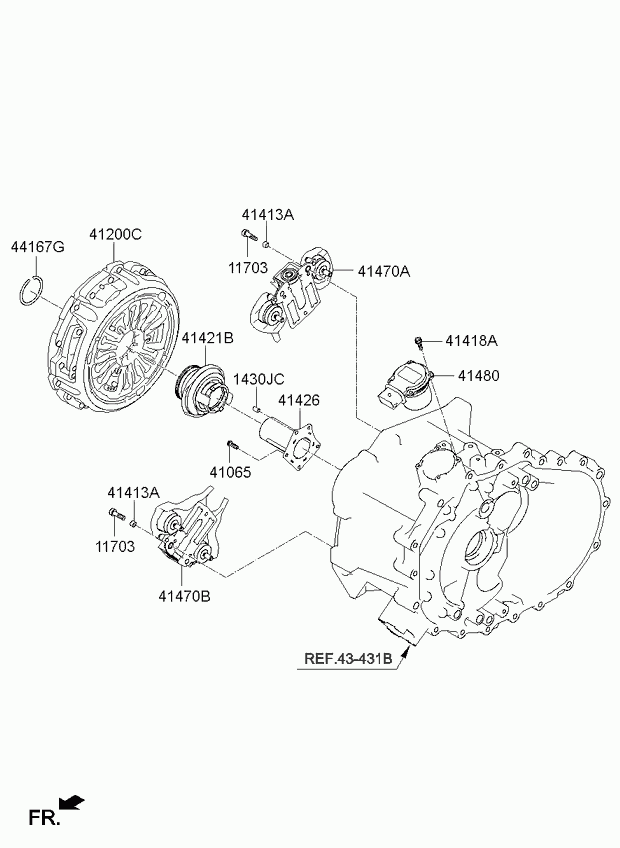 Выжимной подшипник для Киа Сид 2015-2018