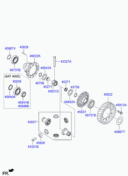 Крышка дифференциала для Киа Сид 2015-2018