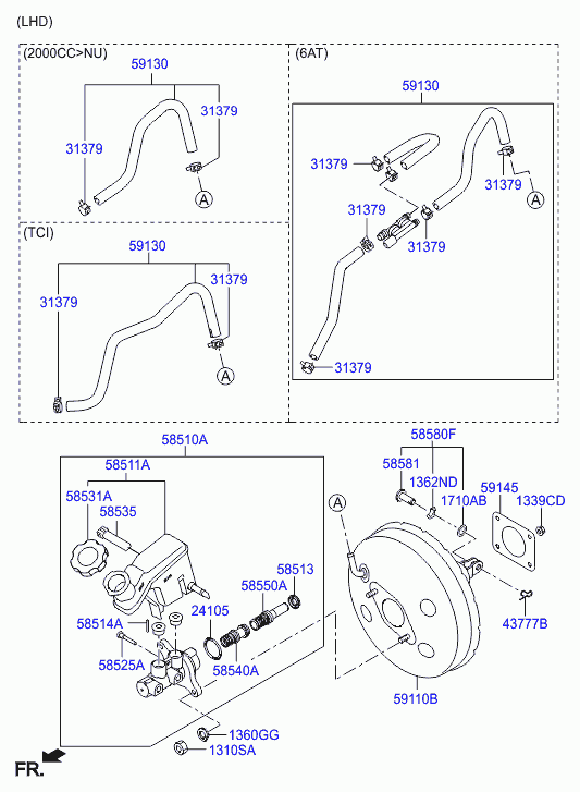 Усилитель тормозов для Киа Сид 2015-2018