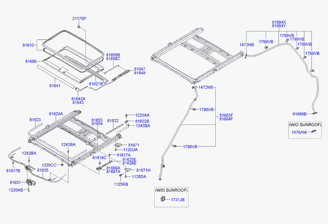 Люк на крыше для Киа Сид 2015-2018