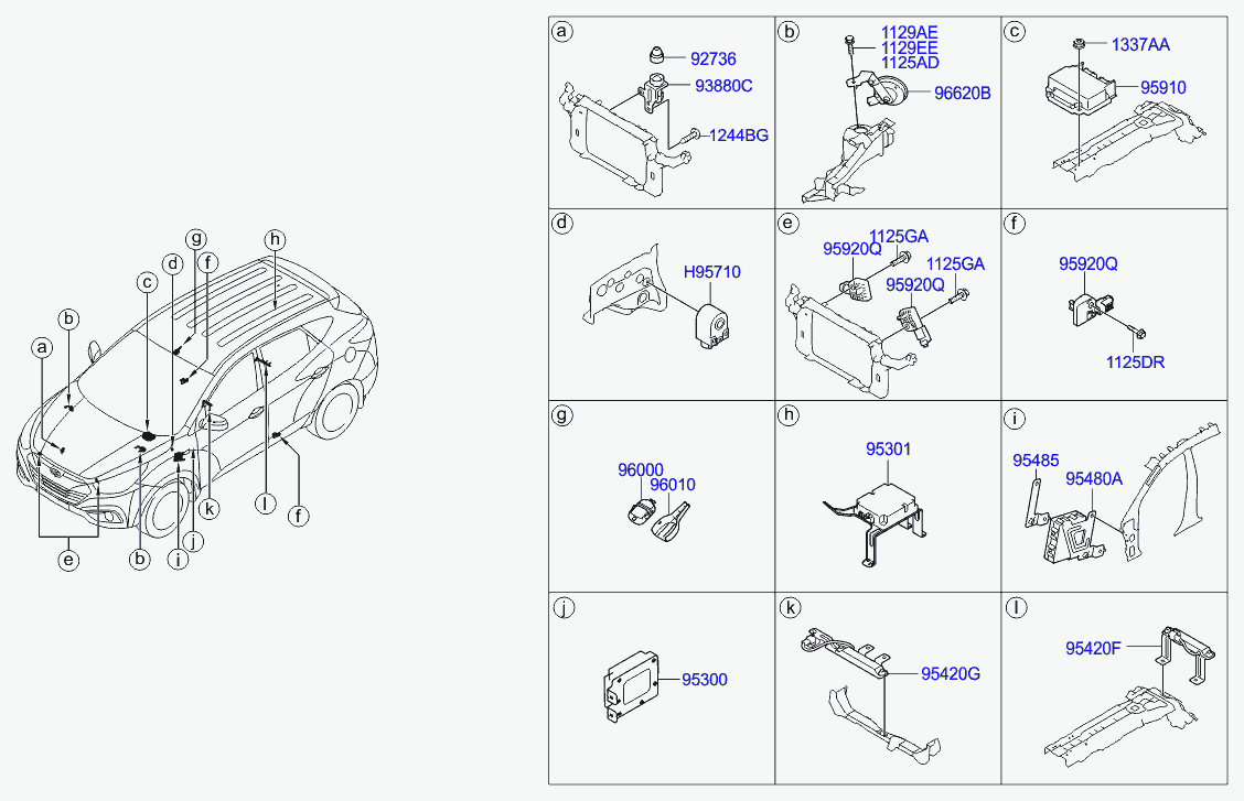 Датчик дождя для Киа Сид 2015-2018
